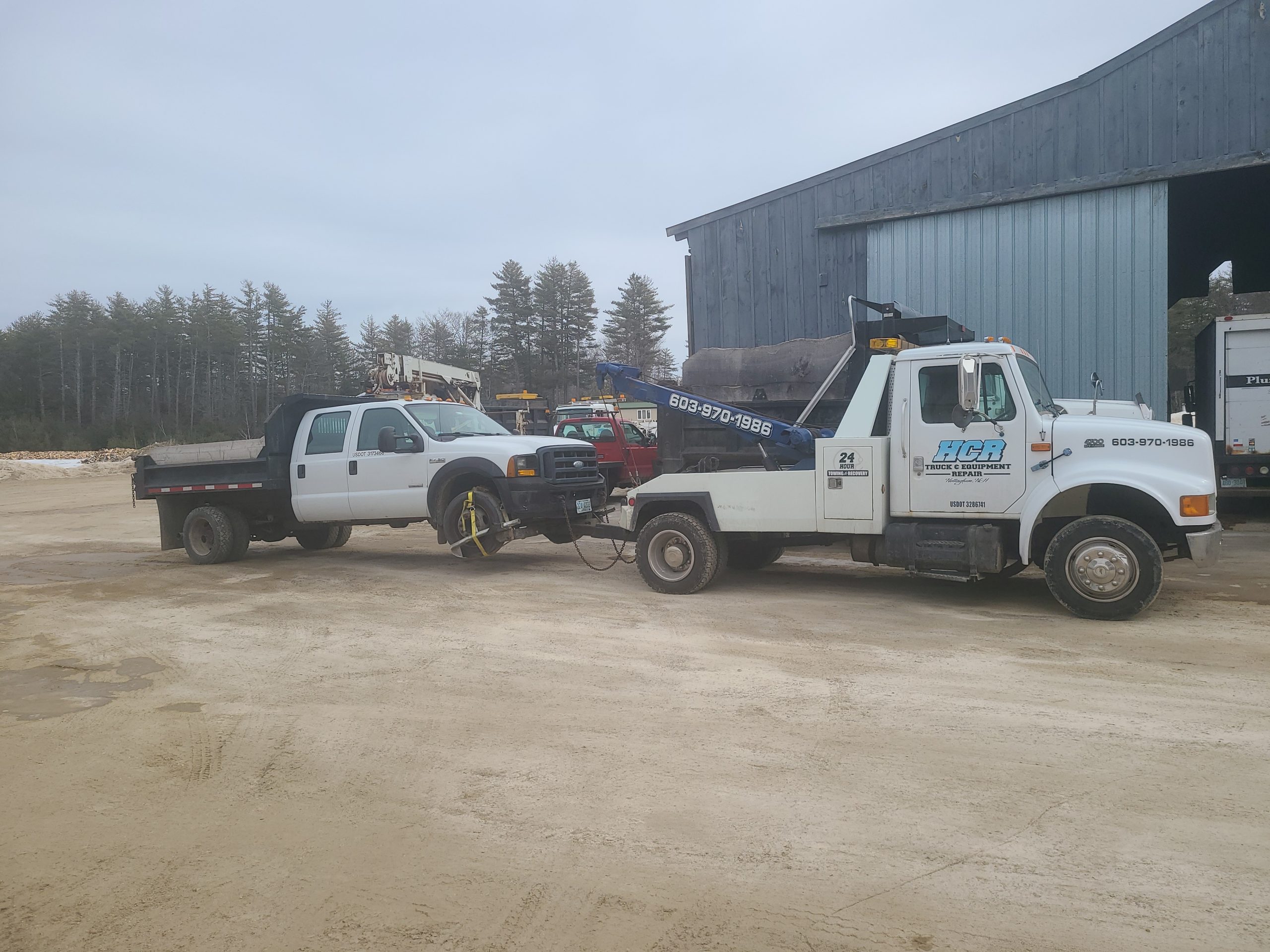 HCR Truck and Repair towing a truck